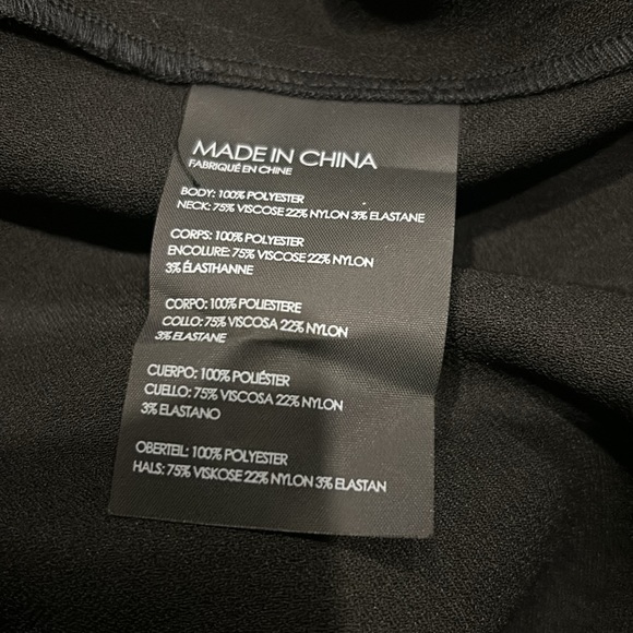 Club Monaco Black Turtleneck Dress NWT Size XS 00 - Picture 6 of 7